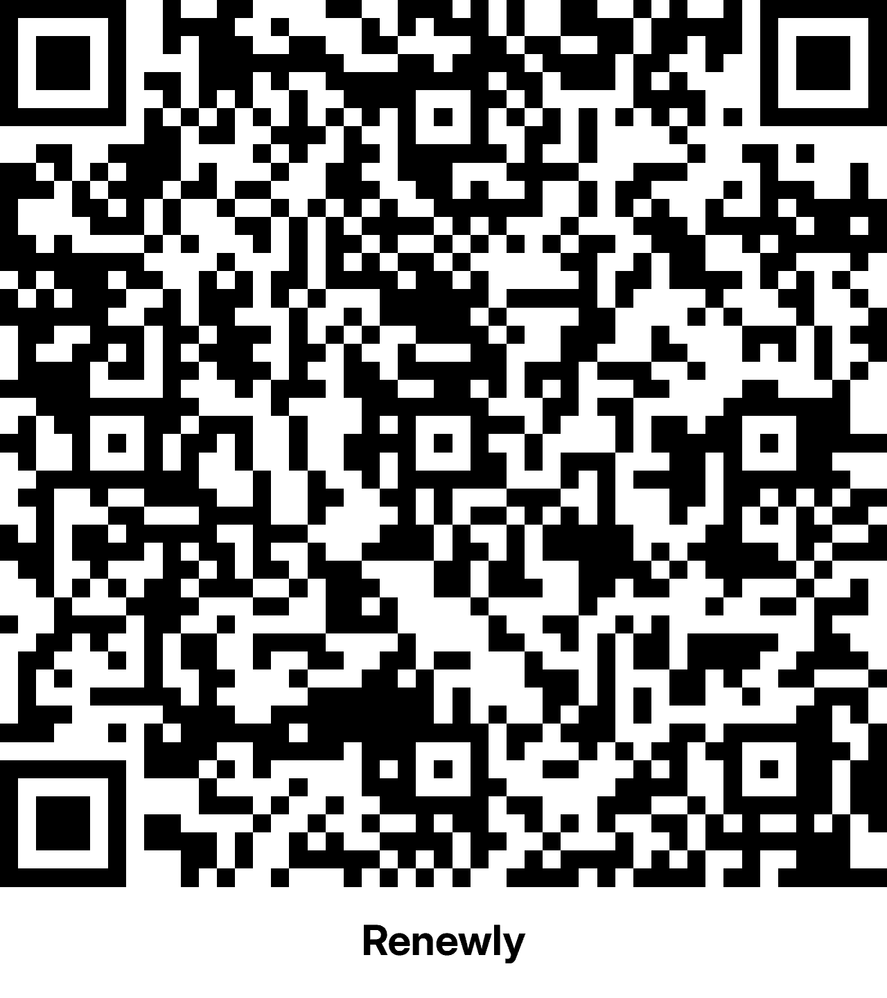 Renewly QR Code