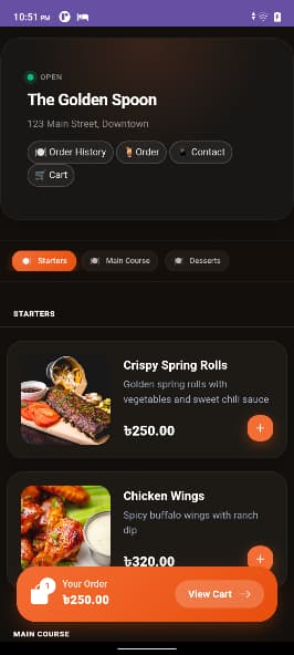 AirMenu Multi-Restaurant Discovery