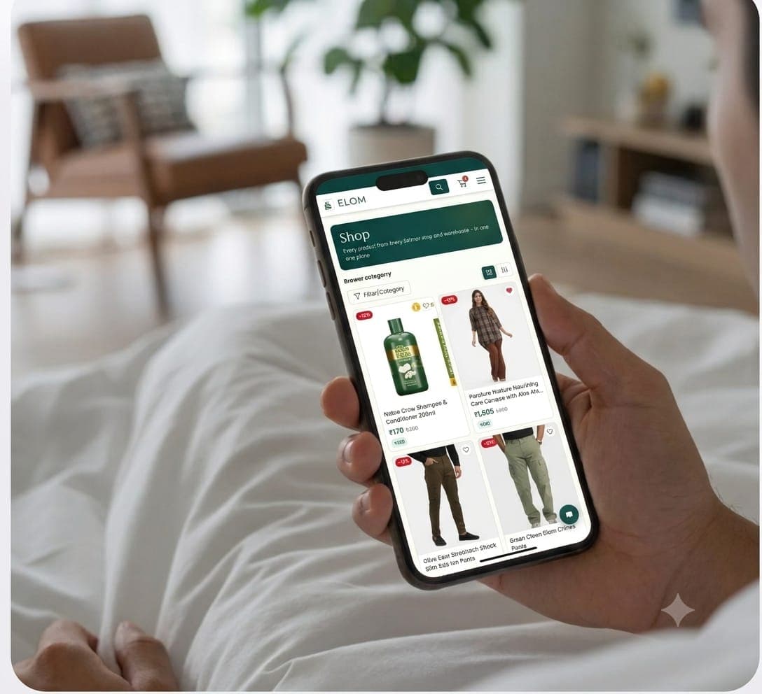 Mobile product catalog and shopping interface