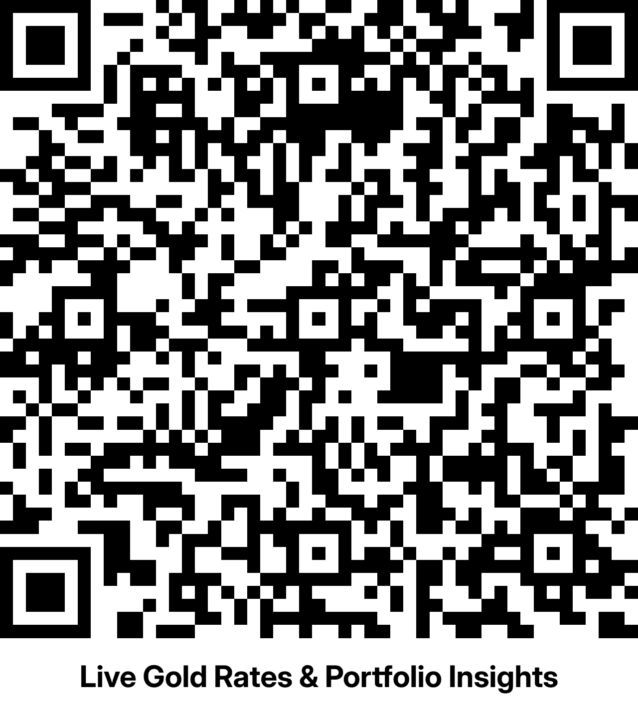 Live Gold Rates & Portfolio Insights QR Code