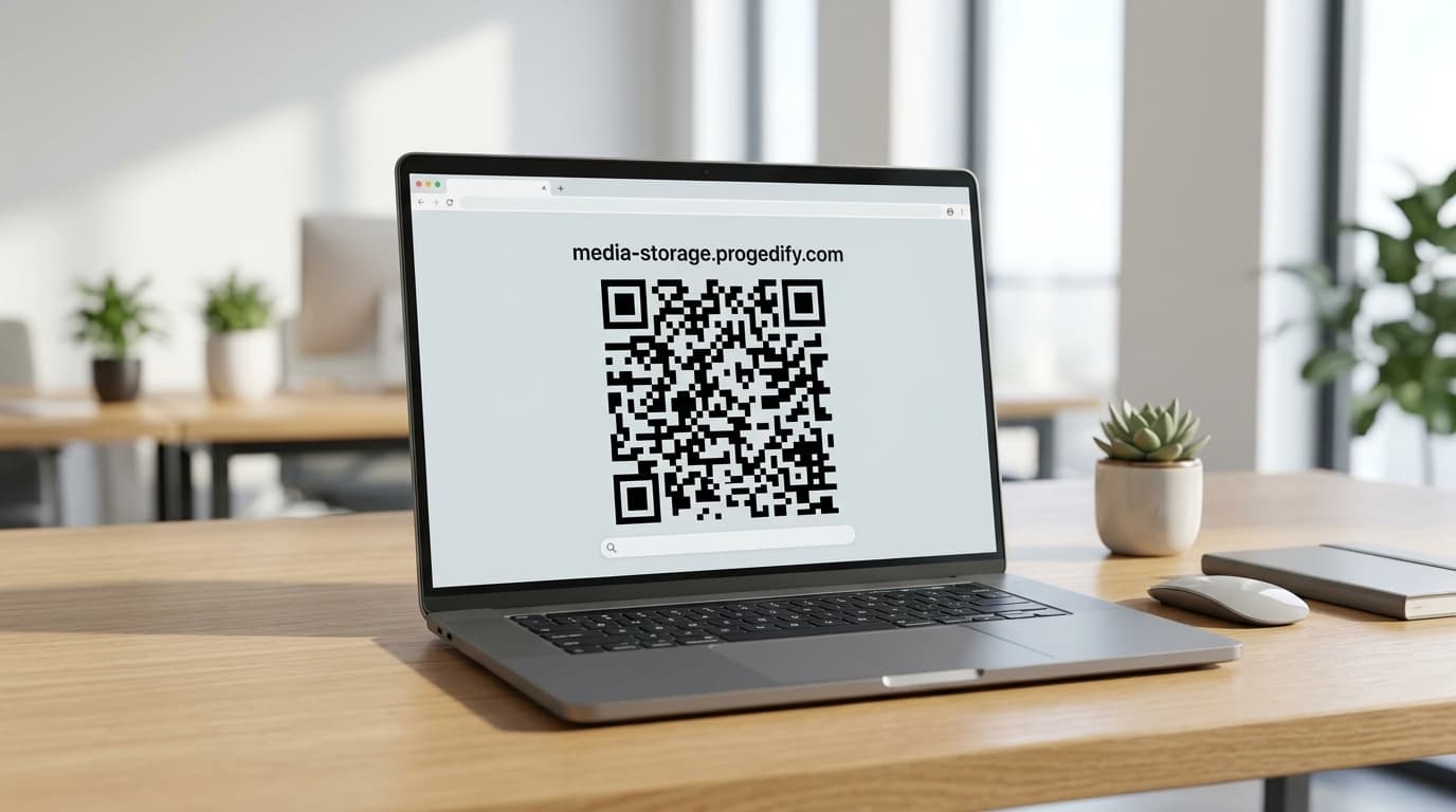 mediaStorage QR Code